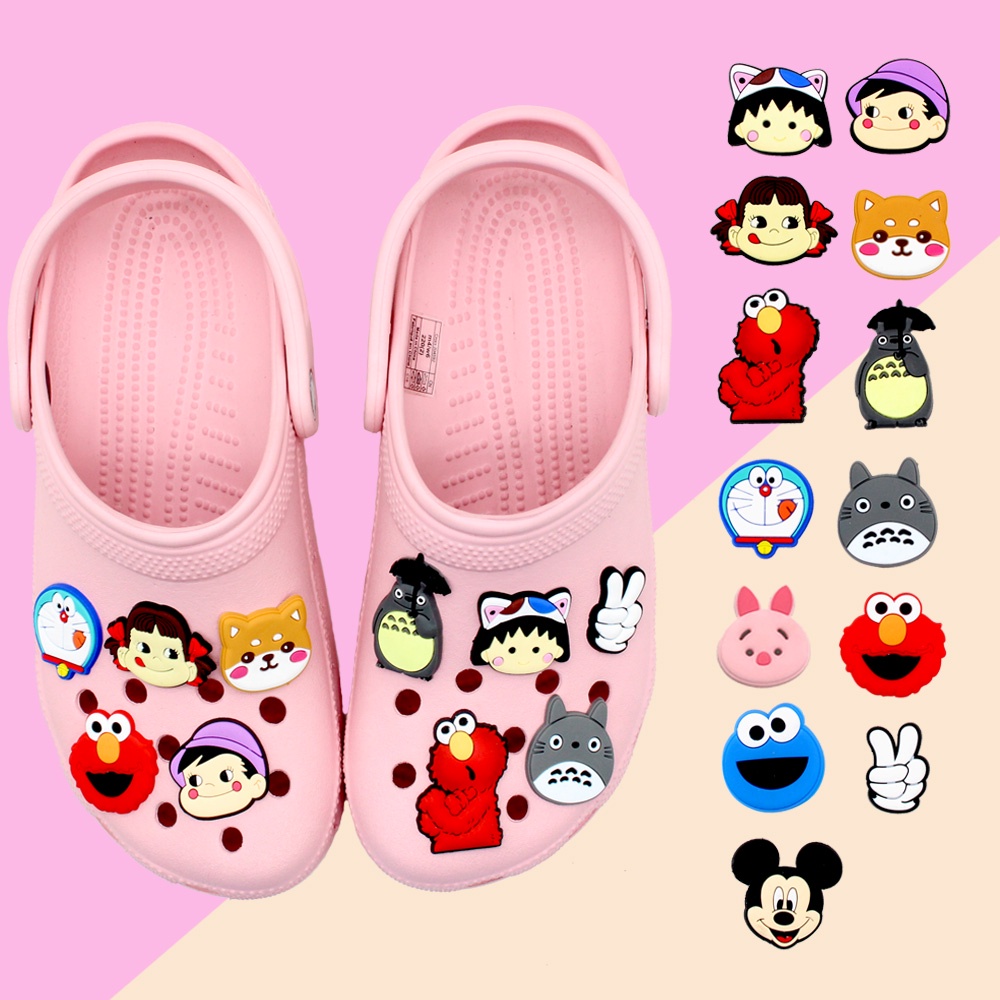 การ์ตูน-sesame-street-jibbitz-อนิเมะน่ารักๆ-crocs-pvc-รองเท้าแตะ-accessories-ของขวัญคริสต์มาสสำหรับเด็ก-diy-shoe-charms-1000-รุ่น-สําหรับคุณเลือก