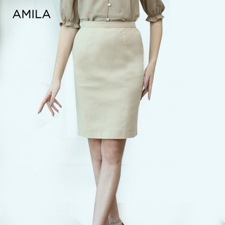 AMILA Skirt AM-S264 สูทติ้งสเปนเด็กซ์ IGPU21-3