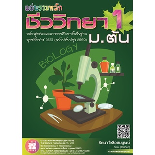 แผ่นพับ 9786162582615 แผ่นรวมหลัก ชีววิทยา 1 ม.ต้น (ตรงตามหลักสูตรแกนกลางการศึกษาขั้นพื้นฐาน พ.ศ.2551) รัตนา ใจซื่อสมบูร