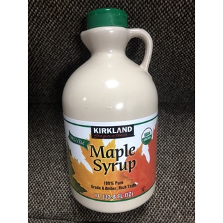 ภาพหน้าปกสินค้าKirkland Organic Maple Syrup 100% Pure Grade A Amber Rich Taste 1L เมเปิ้ลไซรัป เมเปิ้ลซีรัป เมเปิ้ลออแกร์นิค ที่เกี่ยวข้อง