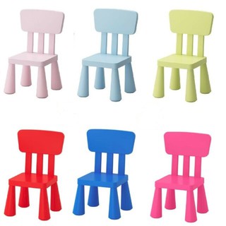 เก้าอี้เด็กแบบมีพนักพิงสำหรับเด็กอายุ 3-6 ปี ใช้ได้ทั้งใน/นอกอาคาร รุ่นมัมมุต มีให้เลือก 4 สี