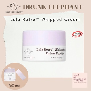[พร้อมส่ง/แท้💯] Drunk Elephant Lala Retro Whipped Cream 5 ml