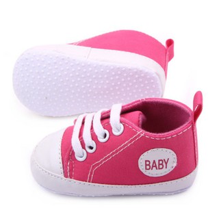 BABYWORLD รองเทาผ้าใบแฟชั่น พื้นนุ่ม กันลื่น สำหรับเด็กทารก