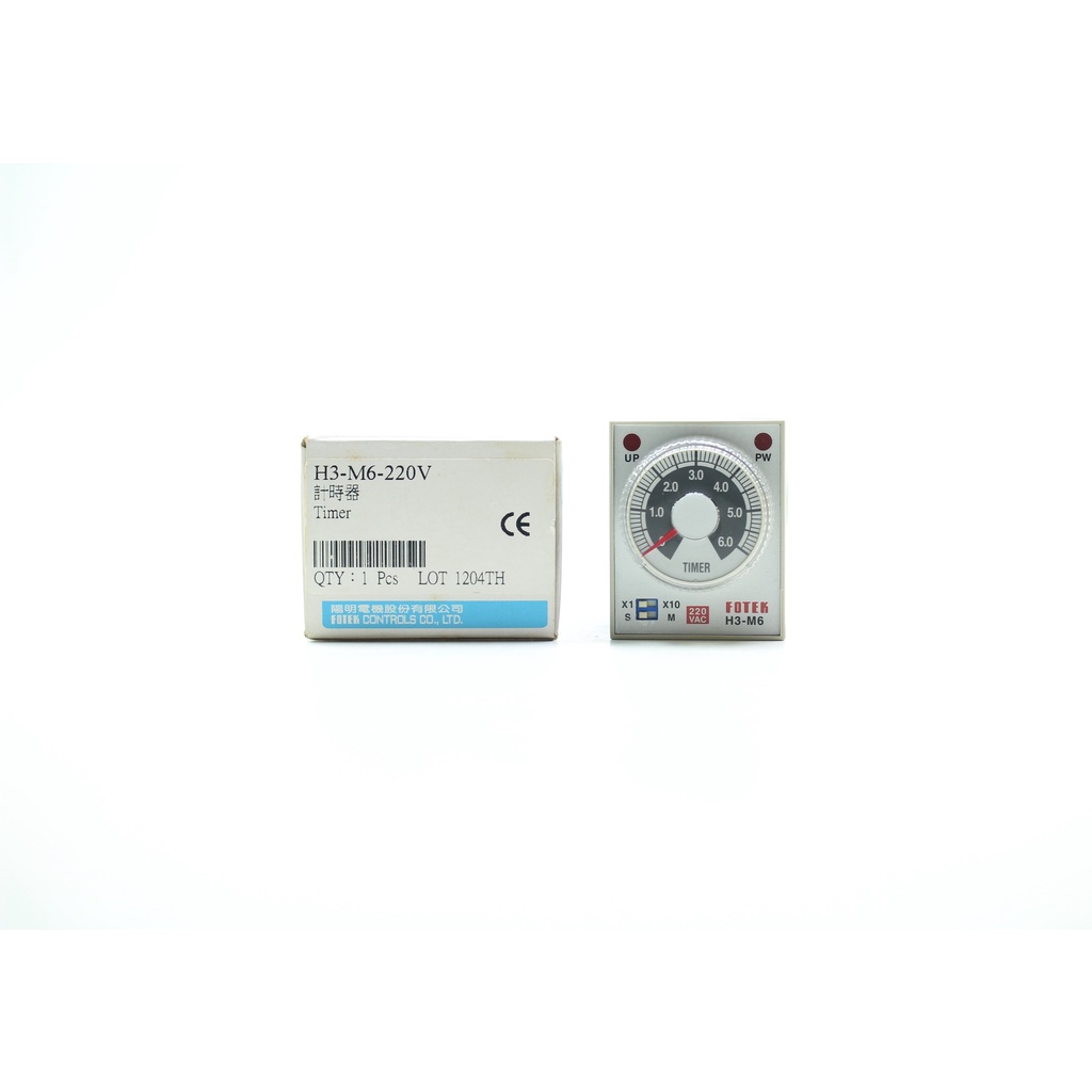 H3-M6-220V FOTEK TIMER H3-M6 FOTEK TIMER อุปกรณ์ตั้งเวลา (Timer) FOTEK ...