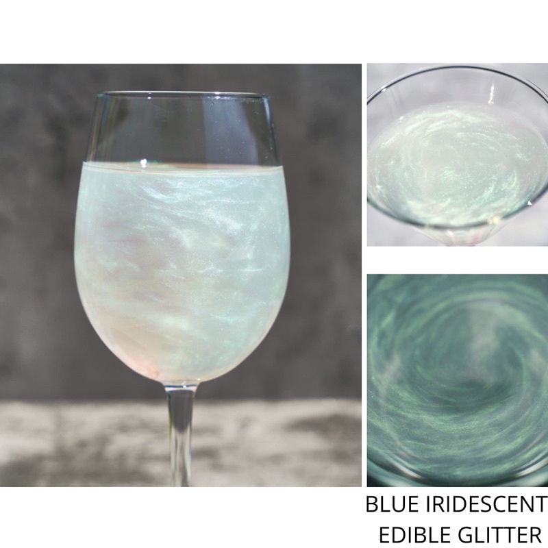 ใหม่! เอฟเฟกต์สีรุ้งและโฮโลแกรม กลิตเตอร์สำหรับเครื่องดื่ม Iridescent