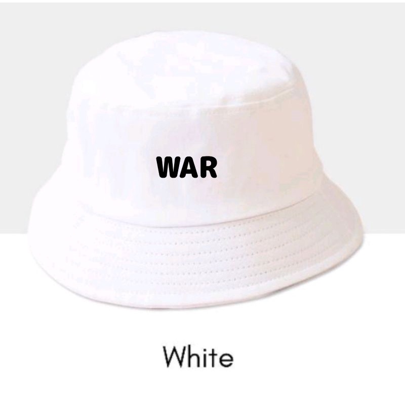ภาพหน้าปกสินค้าหมวกบักเก็ต สีขาว-ดำราคา99 หยิ่น วอร์ พร้อม บอนซ์