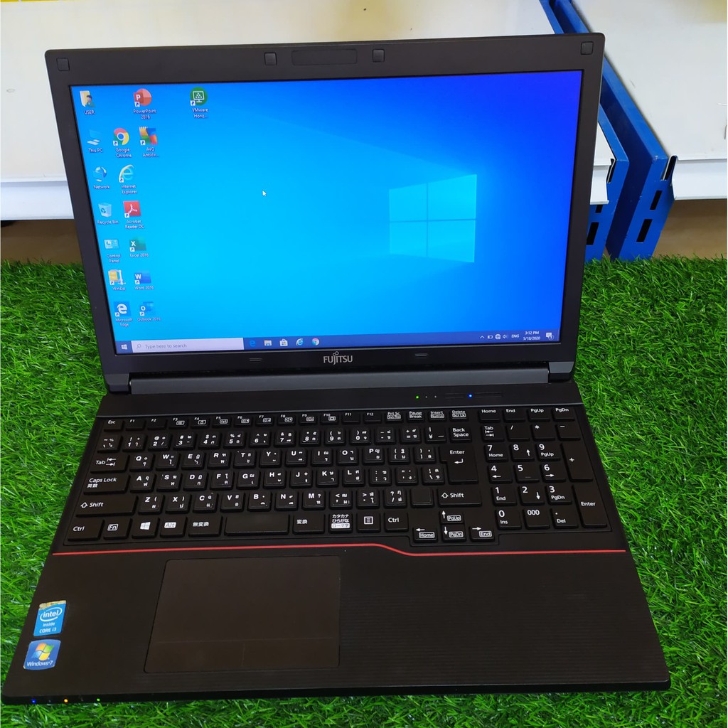 รูปภาพของโน๊ตบุ๊คมือสอง FUJITSU Core i3 gen4 RAM 8GB HDD 320GB ฟรีกระเป๋า+เม้าลองเช็คราคา