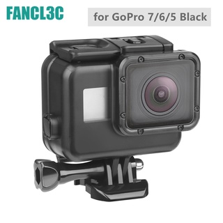 SHOOT เคสกันน้ำ 45 ม. สำหรับ Gopro Hero 7 6 5 Black Action Camera Underwater Go Pro 5 เคสกันน้ำสำหรับอุปกรณ์เสริม GoPro