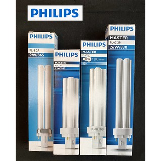 ภาพหน้าปกสินค้าPHILIPS หลอดไฟตะเกียบเสียบ 2P PLS 9W และ PLC 13W,18W,26W แต่ละวัตต์ใส่แทนกันไม่ได้ ที่เกี่ยวข้อง