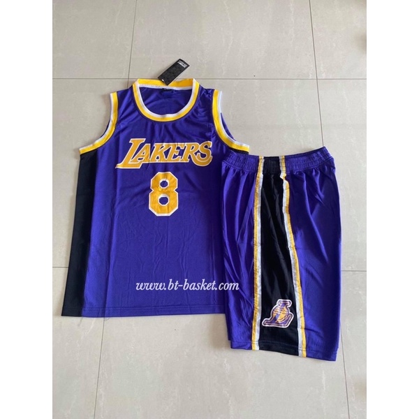 ชุดบาสทีม-lakers-kobe-bryant-เบอร์-8-พร้อมส่ง