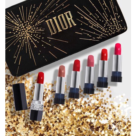 พร้อมส่ง-ของแท้-100-ลิปเซ็ตดิออร์แบบแยกขาย-dior-rouge-happy-2020-lip-set-อ่านรายละเอียดอ่อนกดสั่งซื้อ