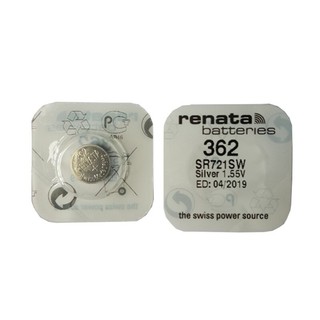 ภาพหน้าปกสินค้าถ่านนาฬิกา Renata 362 SR721SW ,721SW 1.55V Swiss Made ของแท้​ แบ่งขายจำนวน 1ก้อน ซึ่งคุณอาจชอบสินค้านี้