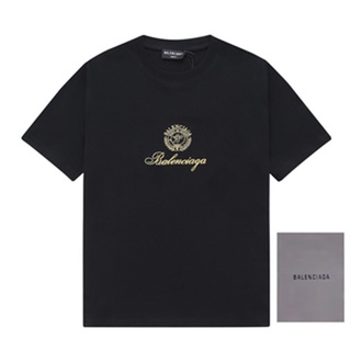 [S-5XL]เสื้อยืดแขนสั้นลําลอง ผ้าฝ้าย ขนาดใหญ่ ปักลายนางฟ้า แฟชั่นคู่รัก สไตล์คลาสสิก สําหรับผู้ชาย และผู้หญิง