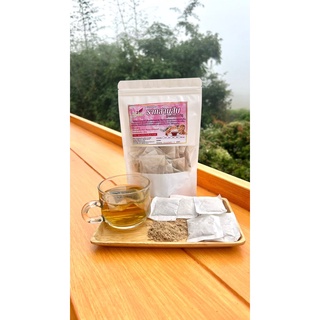 ราก 30 สามสิบ ขนาดบรรจุ 50 ซองชา (สาวร้อยผัว) Shatavari tea สมุนไพรราก 30 แท้ 100% ใช้เป็นยาบำรุงสำหรับสตรี บำรุงฮอร์