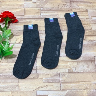 ภาพขนาดย่อของภาพหน้าปกสินค้าถุงเท้าทำงานผ้าหนา ใส่สบาย ถุงเท้าผู้ชาย (คู่9บาท) จากร้าน i.love.socks บน Shopee ภาพที่ 2