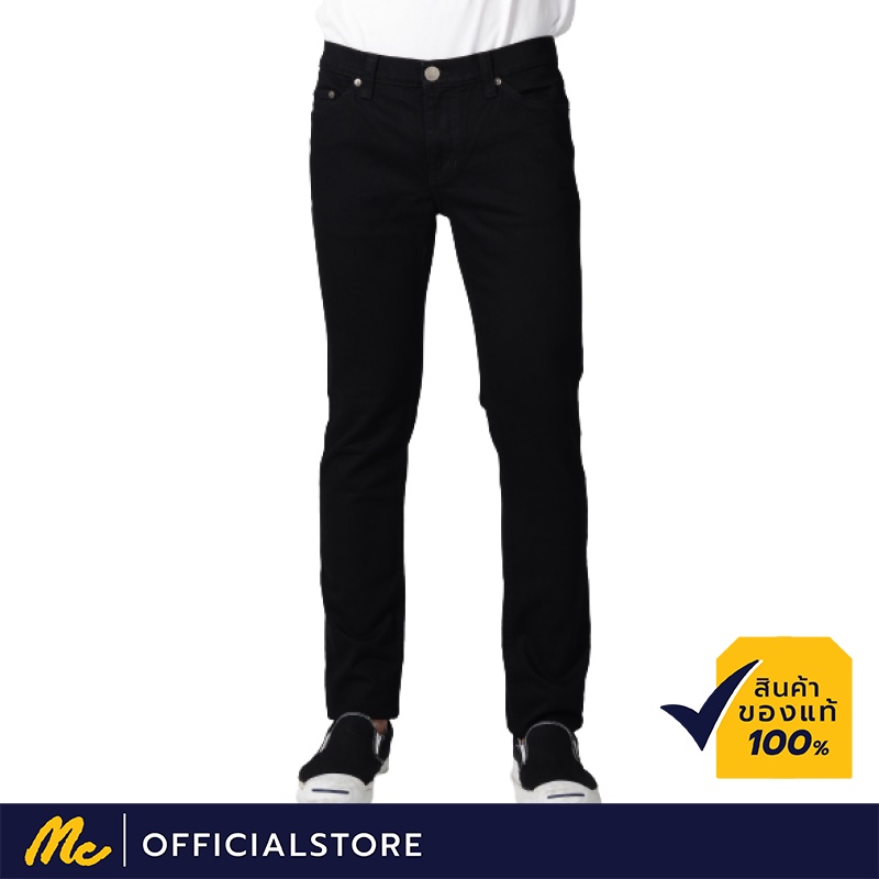 ภาพหน้าปกสินค้าMc JEANS กางเกงยีนส์ แม็ค แท้ ผู้ชาย กางเกงยีนส์ชาย กางเกงขายาว ทรงขาเดฟ สีดำ ทรงสวย คลาสสิค MBDP182