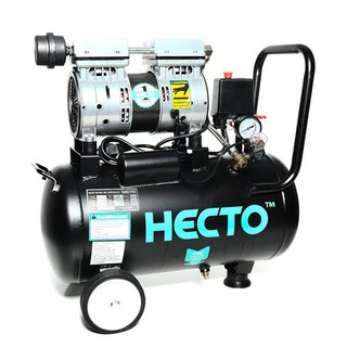 HECTO C1 ปั้มลมออยฟรี 600W 30L. ปั้มลมแบบไร้น้ำมัน เสียงเงียบ (ปั๊มลมออยฟรี)