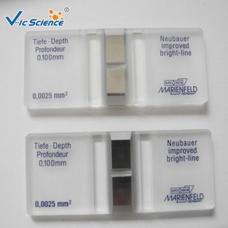 Cell Counting Chamber (Hemocytometer) สไลด์นับเซลล์ Made in Germany