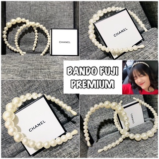Bando นําเข้า Mutiara Bando Fuji Viral ใหม่ ที่คาดผม Mutiara Premium Bando Artist นําเข้าใหม่
