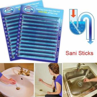 sani-sticks-ของแท้-แท่งทำความสะอาดท่อน้ำ-แท่งสีฟ้า-ไร้กลิ่นรบกวน-เอนไซม์แก้ท่อตัน-ซื้อ-1-แถม-1