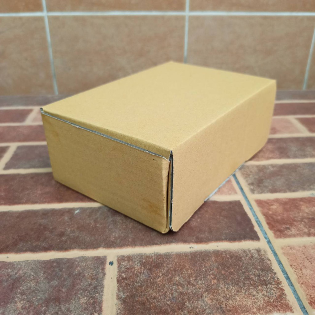 กล่องพัสดุ-กล่องไปรษณีย์-ไดคัท-ไซส์-o-ขนาด-0-11x17x6ซม-แพค20ใบ-กล่องแพคของ-กล่องสีน้ำตาล
