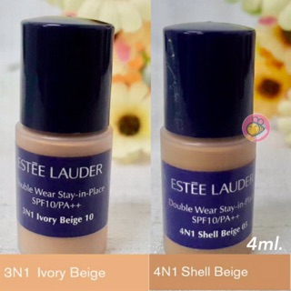 Estee Lauder Double Wear Stay-in-Place Makeup 4ml.(ขนาดมินิ ไม่มีกล่อง) รองพื้นสูตรติดทนนาน