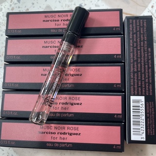 น้ำหอม Tester แท้ NARCISO RODRIGUEZ MUSC NOIR ROSE4ml.