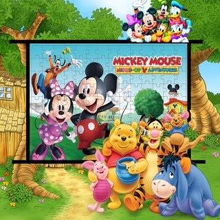 พบของเล่นเพื่อการศึกษาสำหรับเด็กสำหรับเด็กชายและเด็กหญิง Mickey Mouse 126 ปริศนาเบื้องต้น