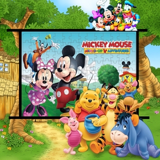 พบของเล่นเพื่อการศึกษาสำหรับเด็กสำหรับเด็กชายและเด็กหญิง Mickey Mouse 126 ปริศนาเบื้องต้น