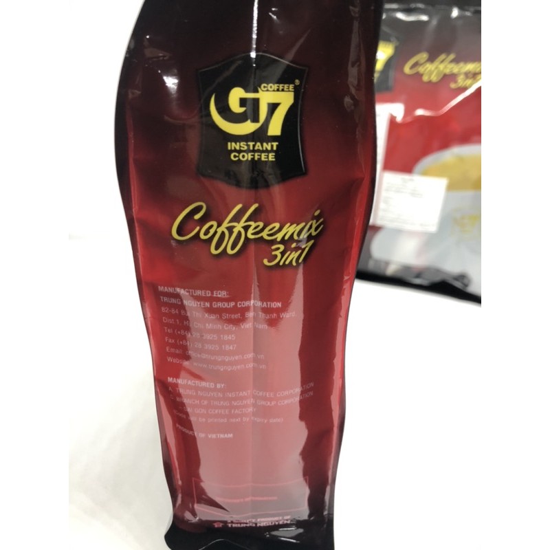 กาแฟ-g7-จีเซเว่น-ทรี-อิน-วัน-อินสแตนท์-คอฟฟี่-3-in-1จำนวน16-กรัม-x-22-ซอง-2-แพ็ค-หมดอายุ-03-25