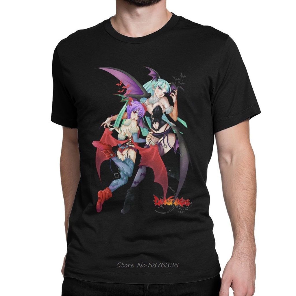 s-5xl-เสื้อยืดแขนสั้น-ผ้าฝ้าย-พิมพ์ลายอนิเมะ-aensland-sky-darkstalkers-vampire-morrigan-game-aensland-80s-สําหรับผู้ชา