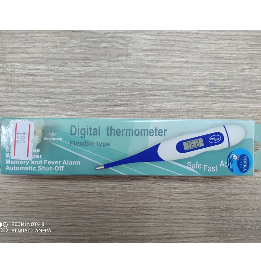ปรอทวัดไข้ดิจิตอล ชนิดปลายอ่อน Digital Thermometer รุ่น KFT03 Shopee
