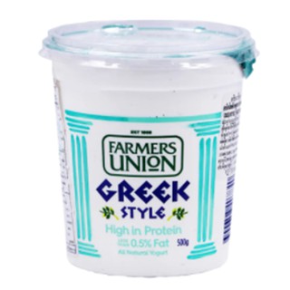 ภาพหน้าปกสินค้าFarmers Union High Protein Greek Yogurt Formula 500g.ฟาร์เมอรส์ยูเนียนโยเกิร์ตแบบกรีกสูตรโปรตีนสูง 500กรัม ซึ่งคุณอาจชอบสินค้านี้