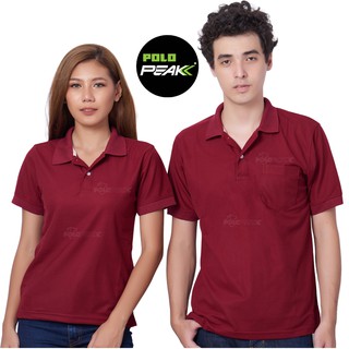 ภาพหน้าปกสินค้าเสื้อโปโล polopeak สีแดงดงเลือดหมู สีล้วน ที่เกี่ยวข้อง