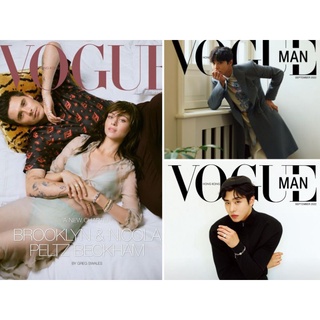 พร้อมส่ง💥Vogue HKBrooklyn&amp;Nicola/Vogue Men ปก อันฮโยซอบ(ชำระปลายทางได้)