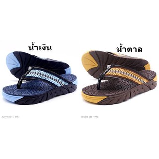 Scholl รองเท้าแตะ รุ่น 3U1976 สี น้ำเงิน น้ำตาล