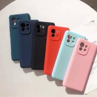 เคสกันกล้องกันกระแทกซิลิโคนนิ่ม สีทึบ TPU CASE VIVO Y33s Y33T Y11 Y12 Y15 Y17 V23 5g  T1X ร่นใหม่ล่าสุด