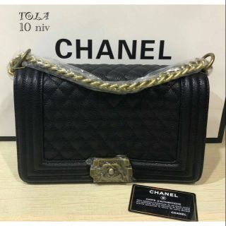 chanel  boy 10" ปั๊มทุกจุด งานสวยมากค่ะรุ่นนี้ ห้ามพลาด