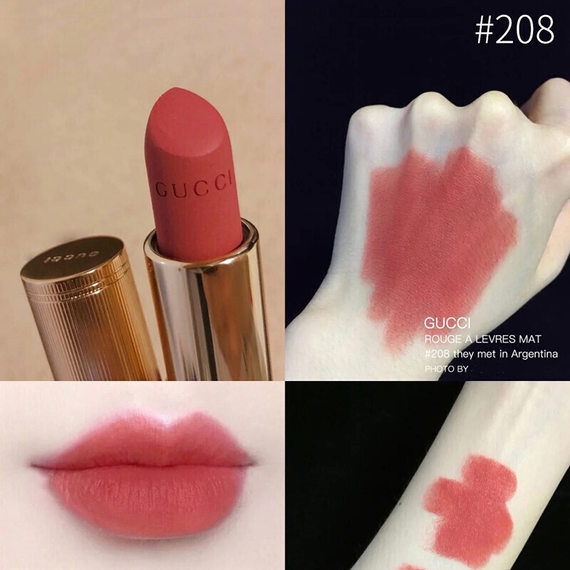 แบรนด์แท้100-gucci-rouge-a-levres-mat-lipstick-ลิปสติก-208-505