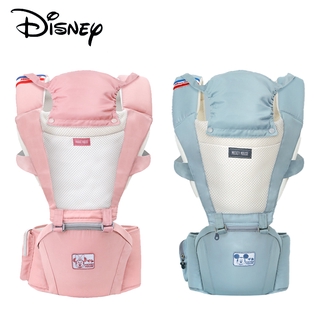 Disney เป้อุ้มเด็กสลิงแบบพกพาเด็ก Suspenders กระเป๋าเป้สะพายหลังหนาไหล่ 360 เหมาะกับการทำงาน Hoodie จิงโจ้เป้อุ้มเด็ก