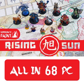 (Service Paint) [สำหรับสั่งเพ้นท์ทุกตัว All In 68 pc] Rising Sun เซอร์วิสเพ้นท์ Miniature