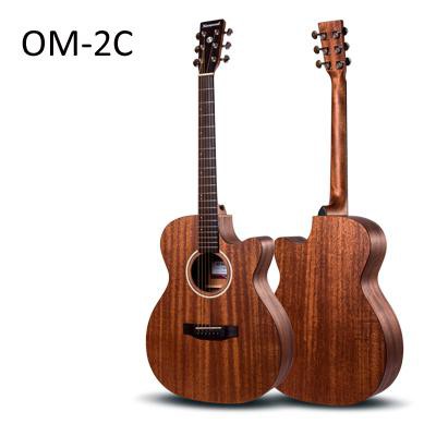 กีต้าร์โปร่ง-neo-wood-om-2c-all-mahogany