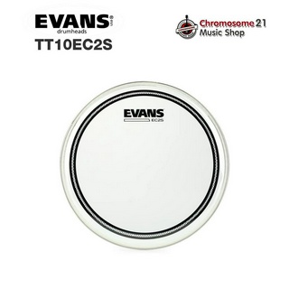 หนังกลองทอม Evans TT10EC2S ขนาด 10 นิ้ว หนังใส 2 ชั้น