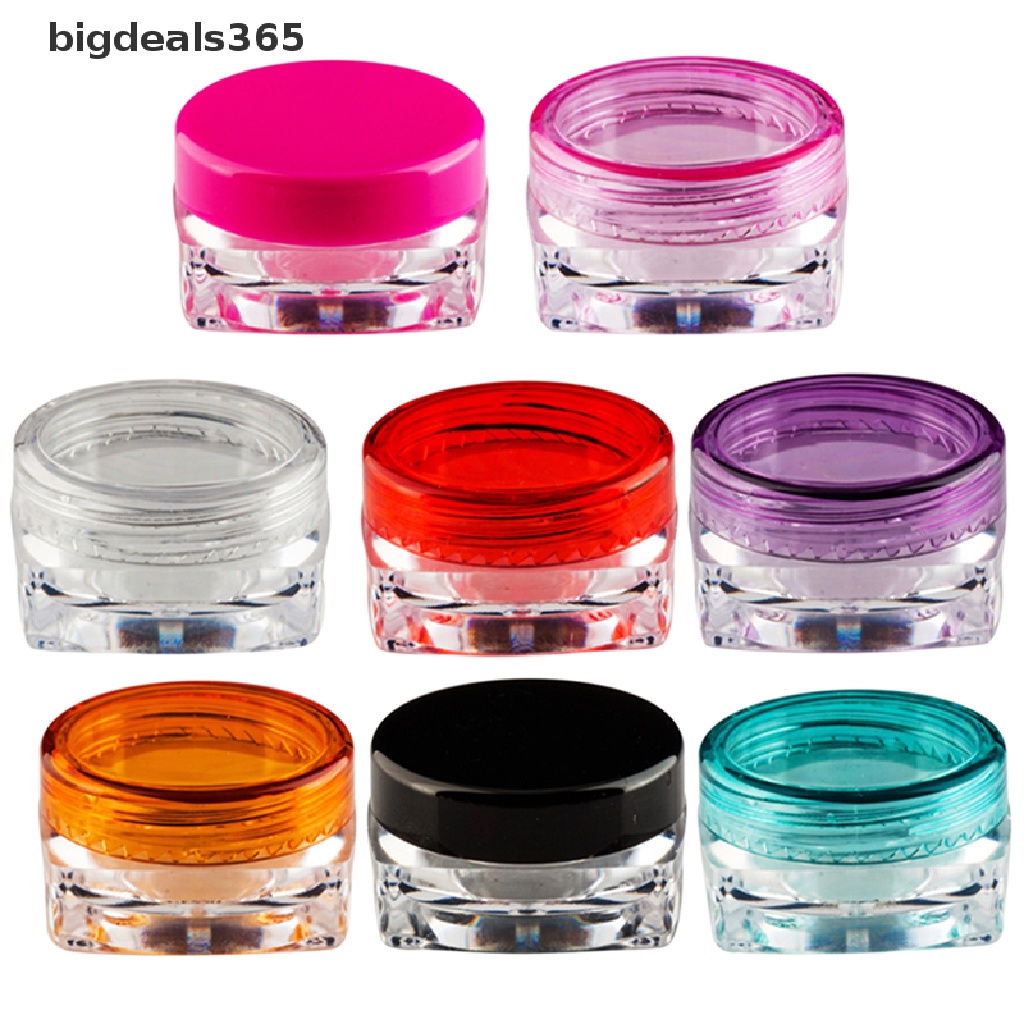 bigdeals365-กระปุกเปล่า-สำหรับใส่เครื่องสำอาง-อายแชโดว์-ครีม-ลิปบาล์ม-ขนาด-ขนาด-3-5-กรัม-พร้อมส่ง