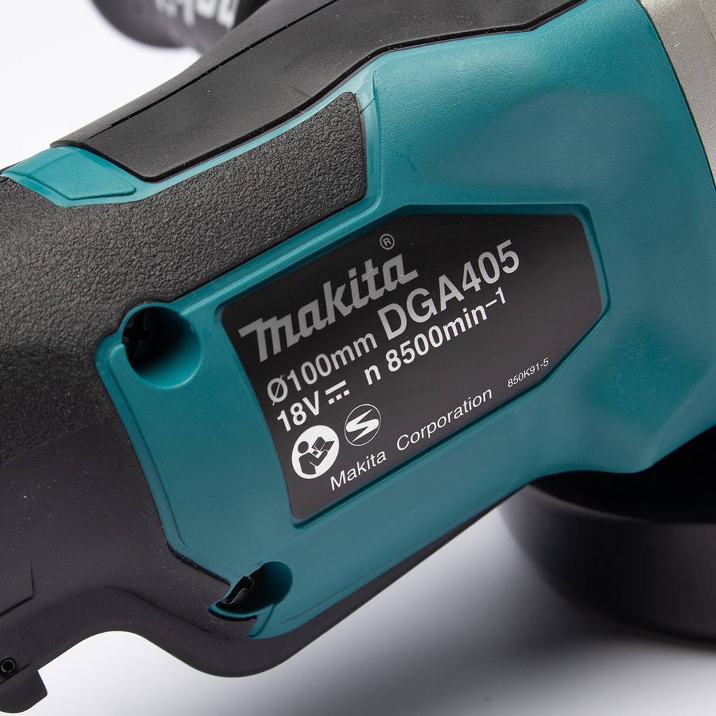 makita-dga405z-เครื่องเจียร์ไร้สาย-4-สวิทซ์บีบ-เฉพาะเครื่อง-ไม่รวมแบตเตอรี่-แท่นชาร์ต