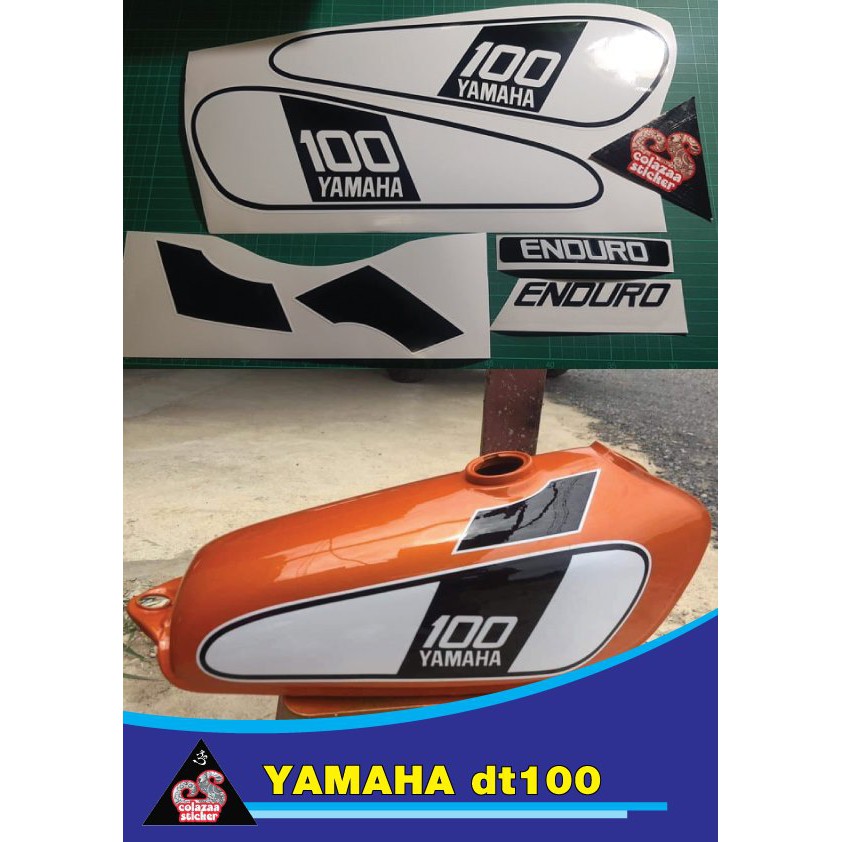 sticker-สติ๊กเกอร์-yamaha-dt100
