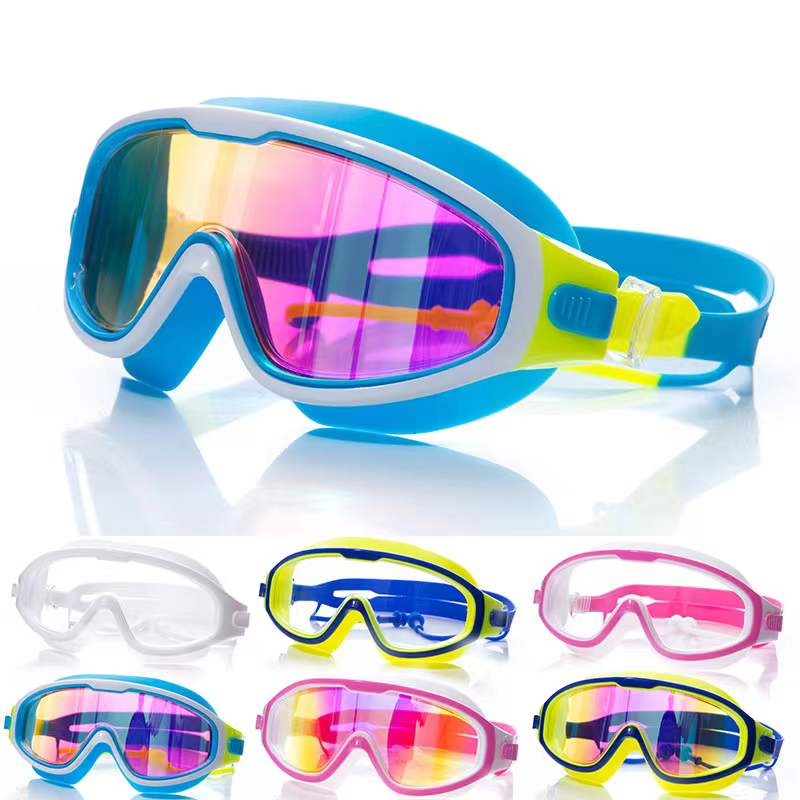 ภาพหน้าปกสินค้าnana SY-5031 แว่นตาว่ายน้ำเด็ก สีสันสดใส แว่นว่ายน้ำเด็กป้องกันแสงแดด UV ไม่เป็นฝ้า แว่นตาเด็ก ปรับระดับได้ แว่นกันน้ำ จากร้าน nanafashionshop1 บน Shopee
