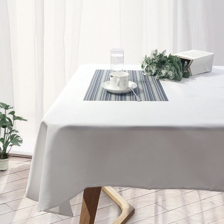 ผ้าปูโต๊ะสีขาว ผ้าปูโต๊ะในครัวเรือน รูปสี่เหลี่ยมผืนผ้า โรงแรม ร้านอาหาร โต๊ะกลมขนาดใหญ่ ตารางตาราง ผ้าปูโต๊ะประชุม ผ้า