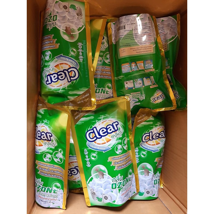 ส่งฟรีทั่วประเทศ-ผลิตภัณฑ์-น้ำยาซักผ้า-clear-790-ml