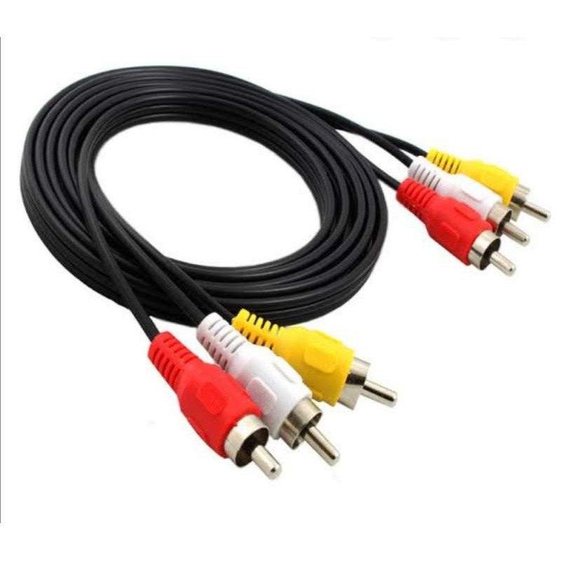 สาย AV (3 ออก3) สายขาวเหลืองแดง | Shopee Thailand